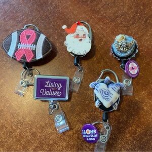 Nurse Badge Reels (lot of 5)